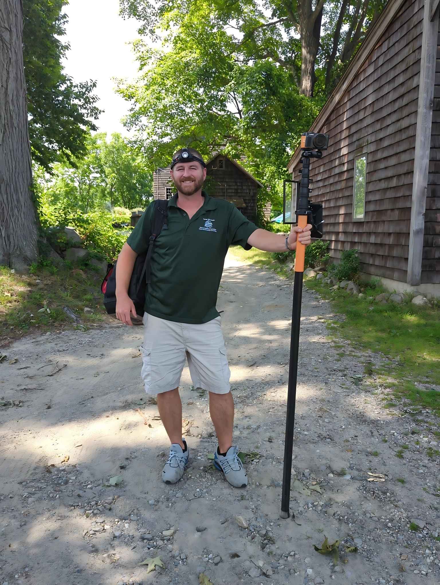 Licensed Longs GCS home inspector inspecting a house in Westchester County, NY